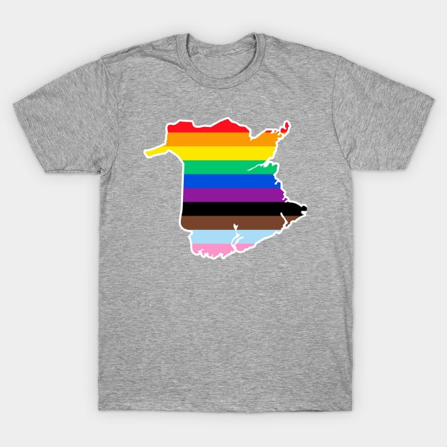 New Brunswick Canada Pride T-Shirt by fearcity